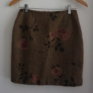 Floral Mini Skirt